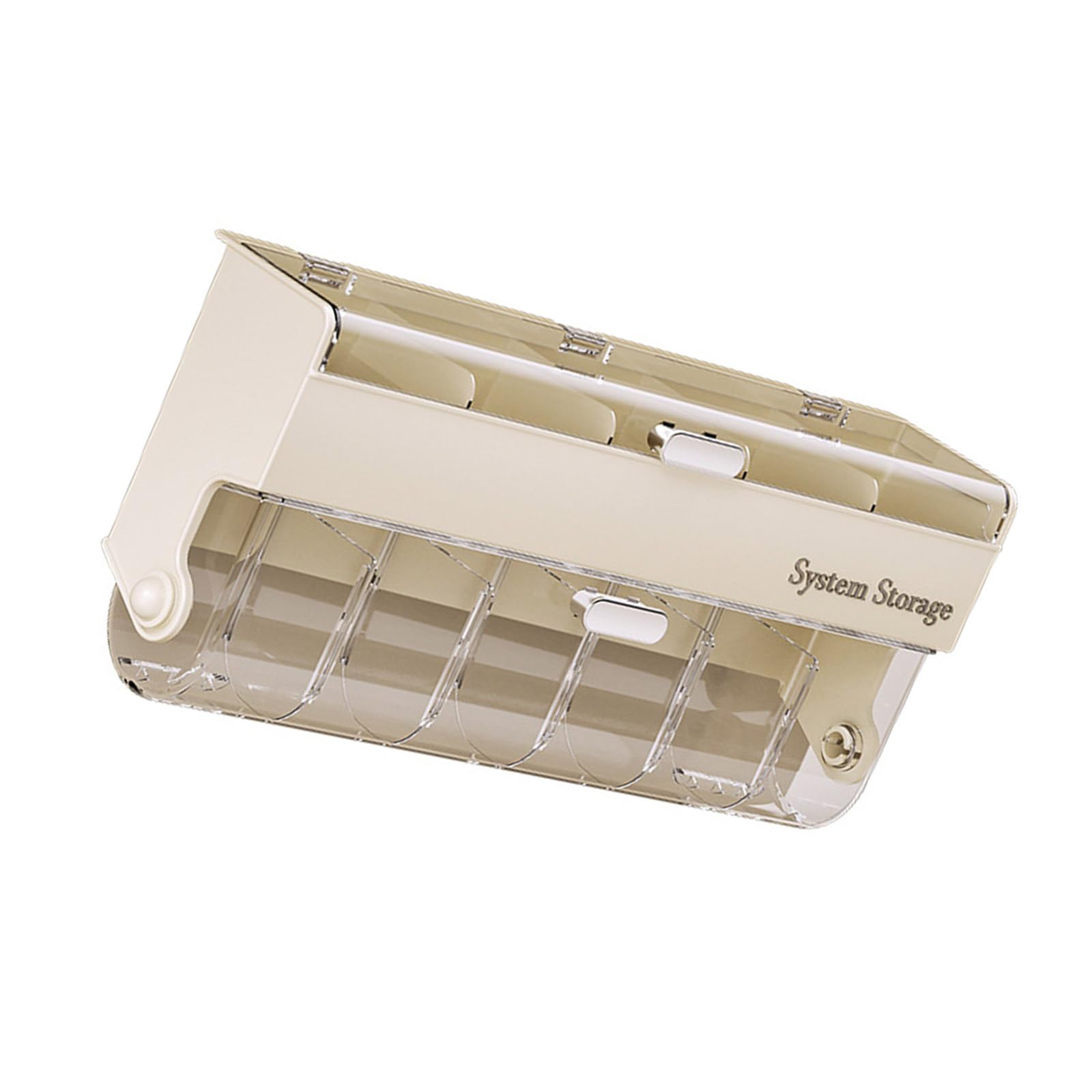 Jazuaiao Multipurpose Drawer Organizers for Underwear Adjustable Dividers Sturdy PP PET Waterproof Elegant Designs Daily Use Wall Mounted Organizers