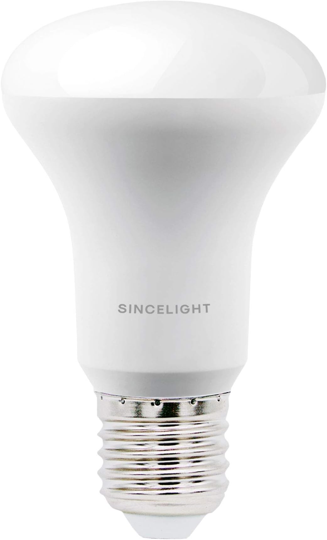 SINCELIGHT LED Reflector R63 Light Bulb with E27 Base, 8W(70W Equivalent), Warm White 2700K, Milky Cover, 120° Beam Angle [Energy Class A+]