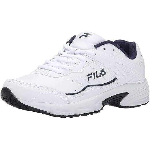 Fila Men's Memory sportland-m, White Navy/Metallic Silver, 10.5 M US