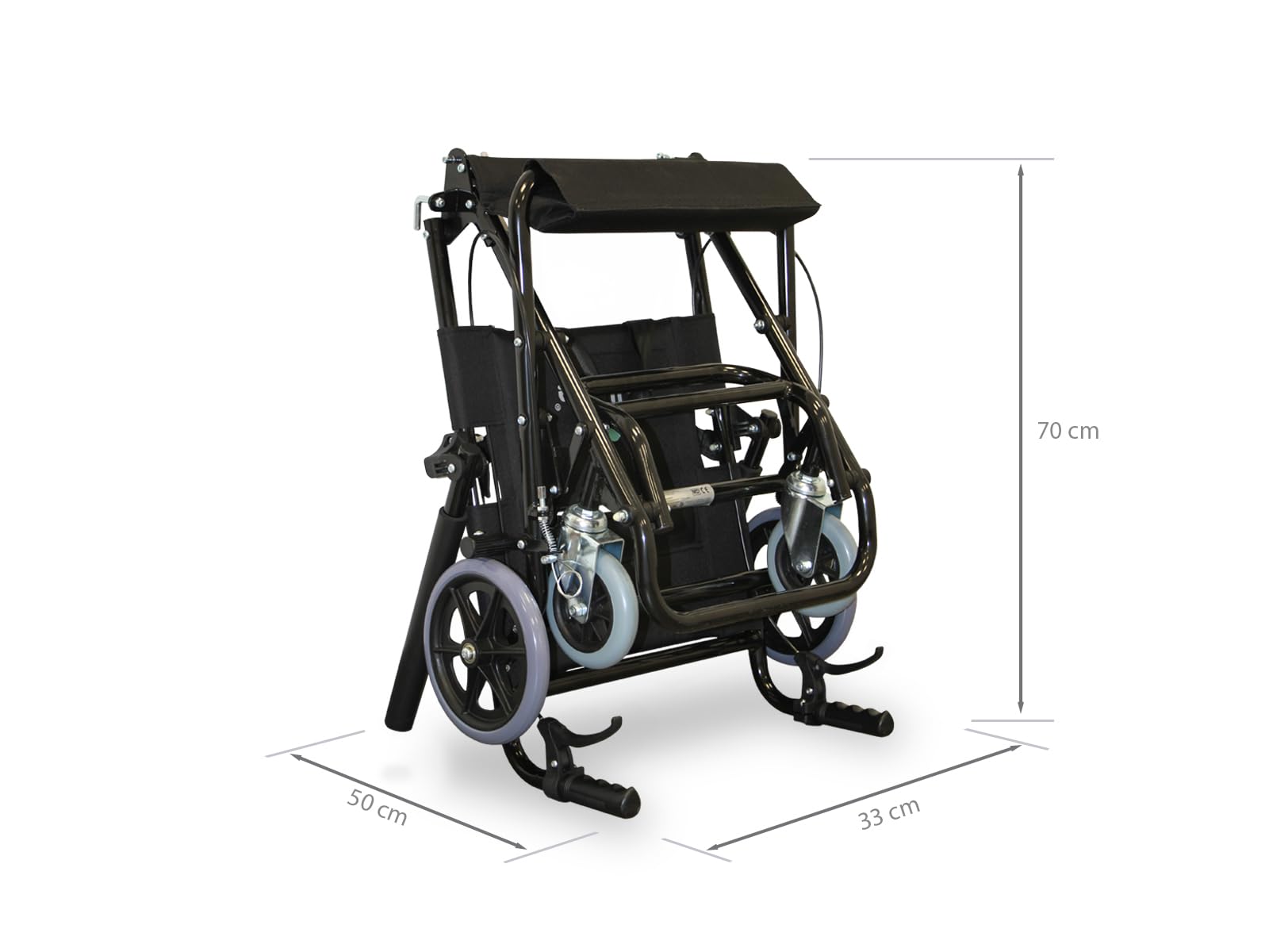 Wellcore Składany Aluminiowy Wózek Inwalidzki Wellcore