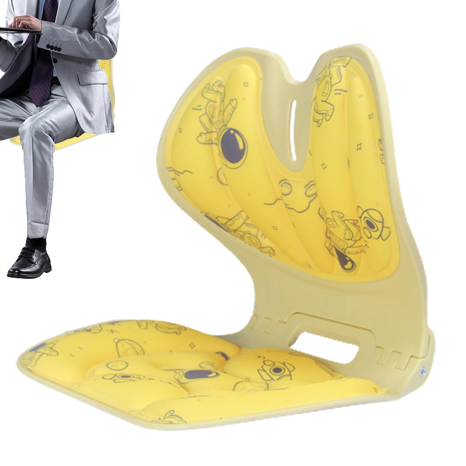 Coussin bas du dos pliant et oreiller de chaise ergonomique haute densité