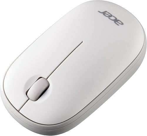Miniatura 3 de Acer Ratón inalámbrico para computadora, 2.4G delgado USB inalámbrico con receptor USB-A, 1600 DPI óptico, mouse para portátil con Plug and Play