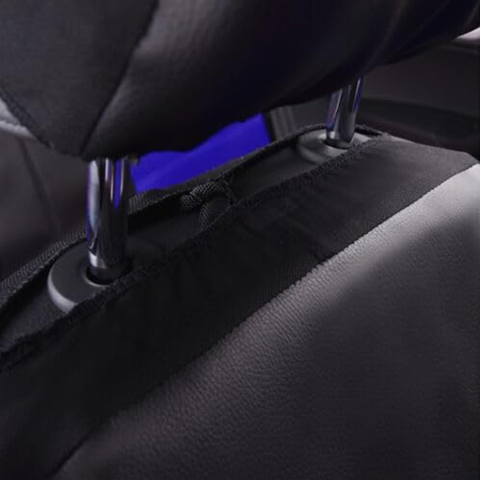 Auto Set Coprisedili per Toyota C-HR Hybrid 2024 2025 2026 2027, Pelle Durevole Anteriori Copri Sedili semplicità Inodore Protezione Sedile Accessori,A/Black