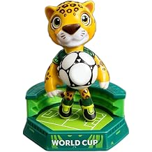 GiftExpress World Cup 2026 Merchandise, Mascot Figurine &ndash; Zayu - Mexico the Jaguar World Cup Collectible Toy Figures