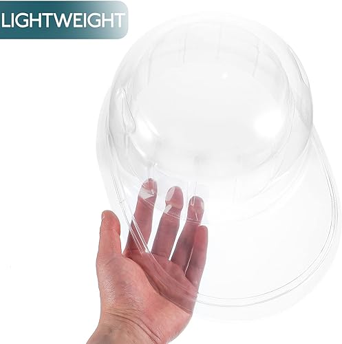 Miniatura 6 de GRIRIW Caja de almacenamiento de gorras de béisbol de 12.67 x 9.05 x 5.90 pulgadas, tapas de plástico, organizador de mesa, soporte de exhibición