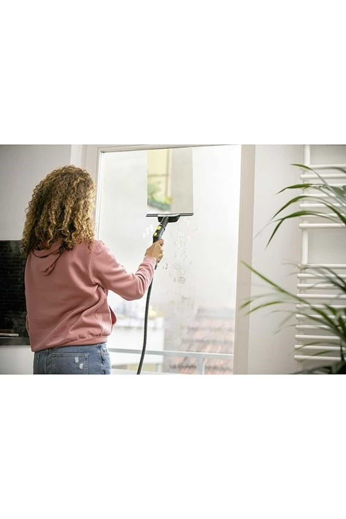 SUPERVAC Karcher SC Serisi için Cam Silme Aparatı ve Mikrofiber Bez Seti 3'lü, SC1 SC2 SC3 SC SC5 Modeller ile Uyumlu Cam Silme Aparatı ve 3'lü Mikrofiber Bez Seti