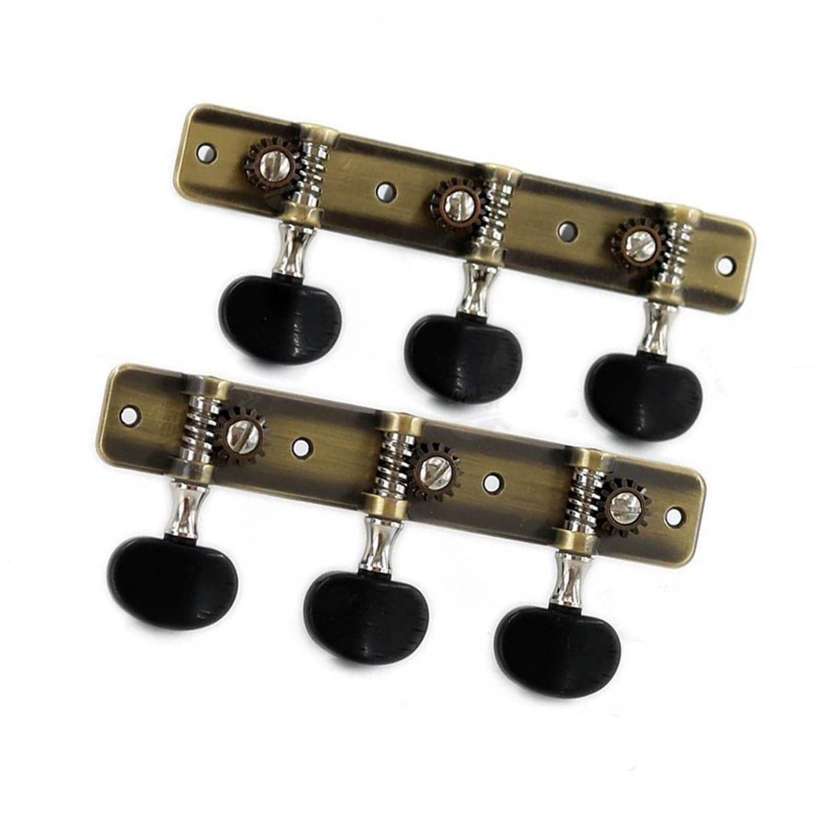 Un Par De Clavijas Izquierda Y Derecha Diseño Vintage Minimalista Fabricadas En Latón Puro Adecuadas Para Guitarras Clásicas Clavijas Guitarra