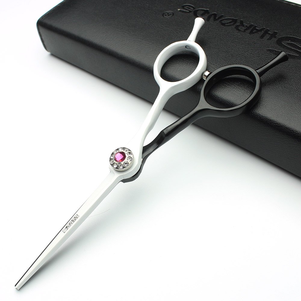 Ciseaux de cheveux 5,5 pouces acier inoxydable JP440C pour coiffeuse et coiffeur