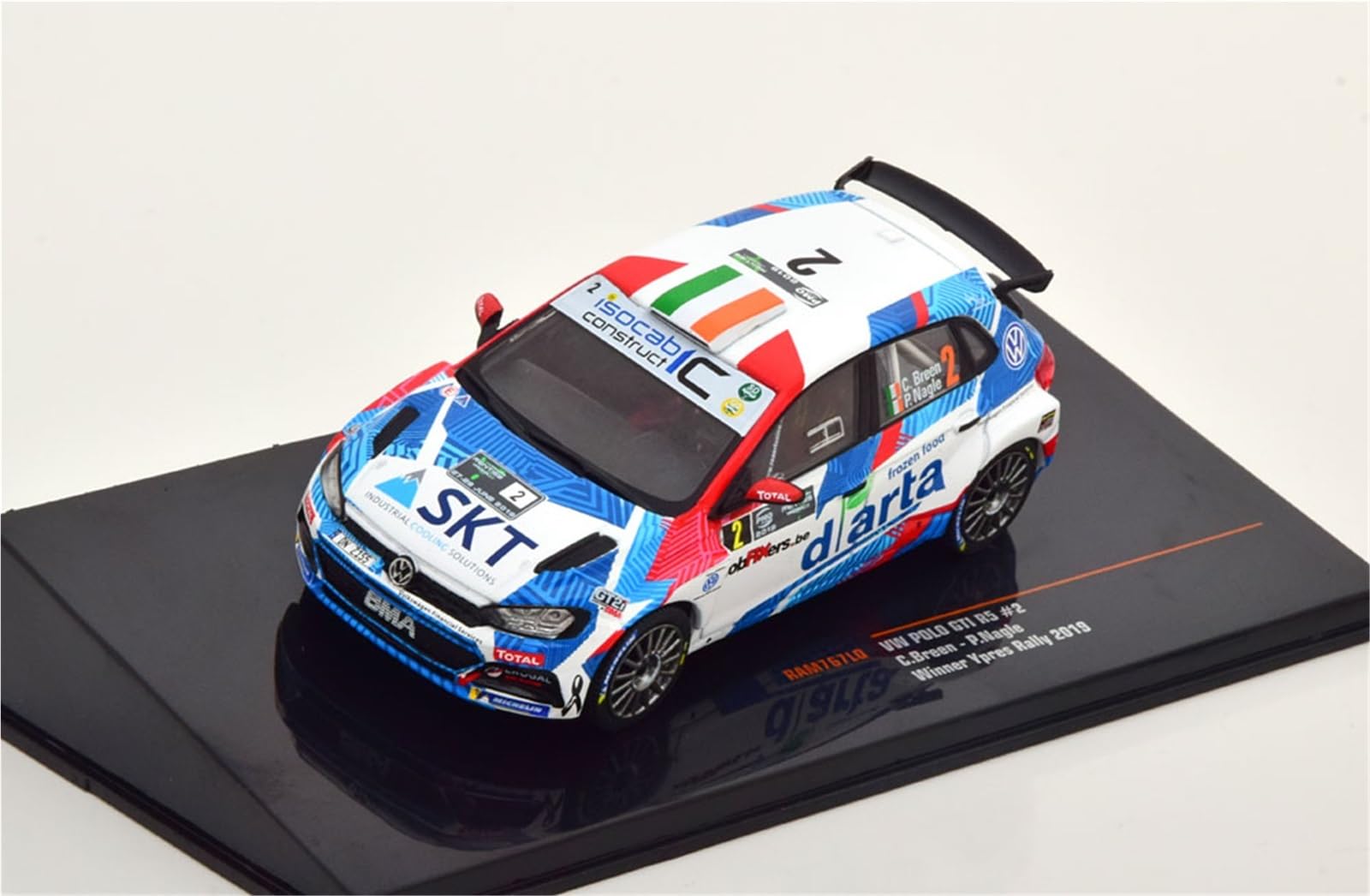 IXO  イクソ　1/43  VW ポロ GTI  R5  ミニカー　　新品 イクソ 1/43 フォルクスワーゲン ポロ GTI R5 No.49 2018 WRC