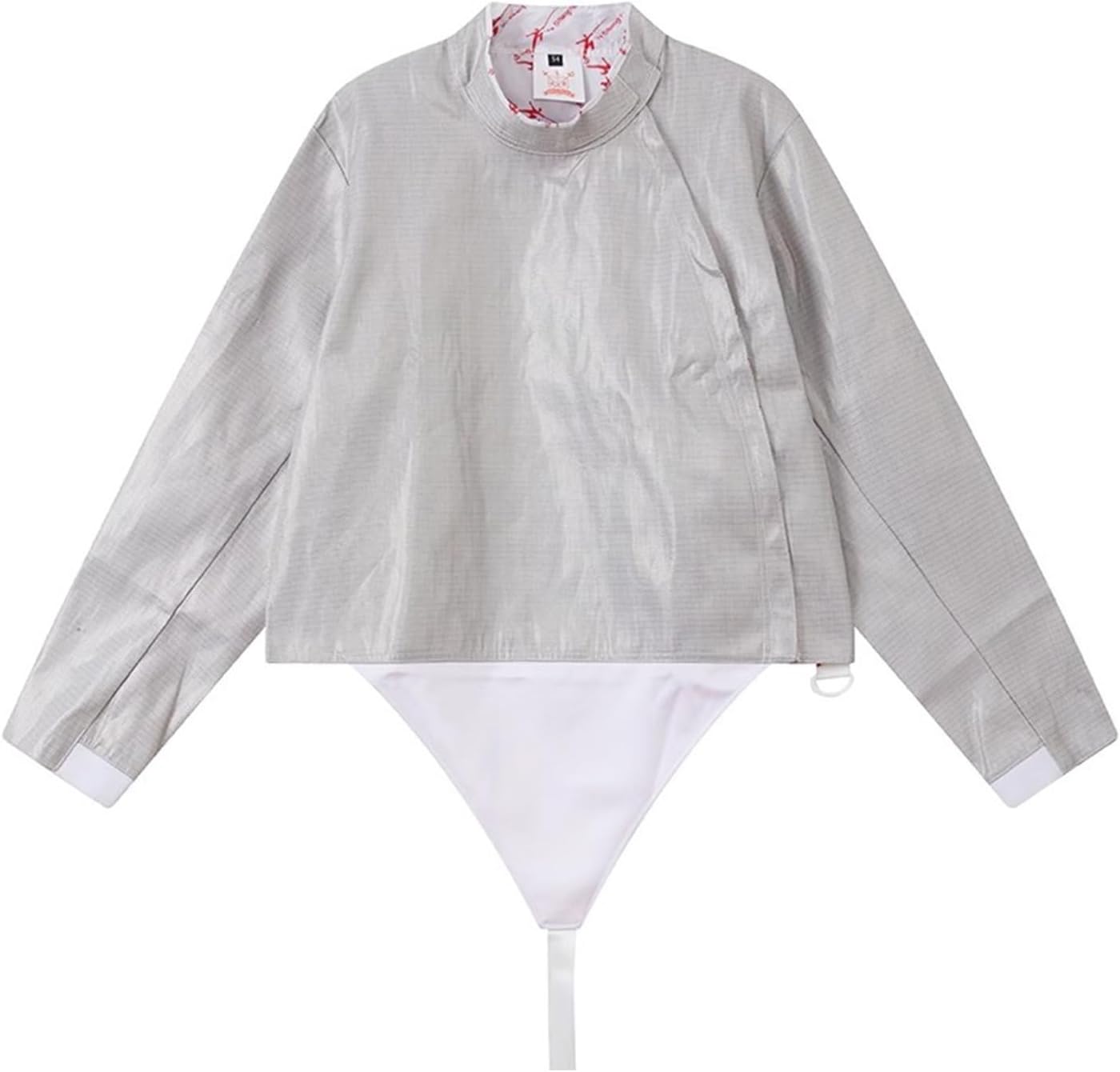 Fencing Lame, Fencing Electric Saber Jacket, Non-Washable Electric Fencing Metal Jacket Metallic Vest - Unisex Fencing Uniform(54#)