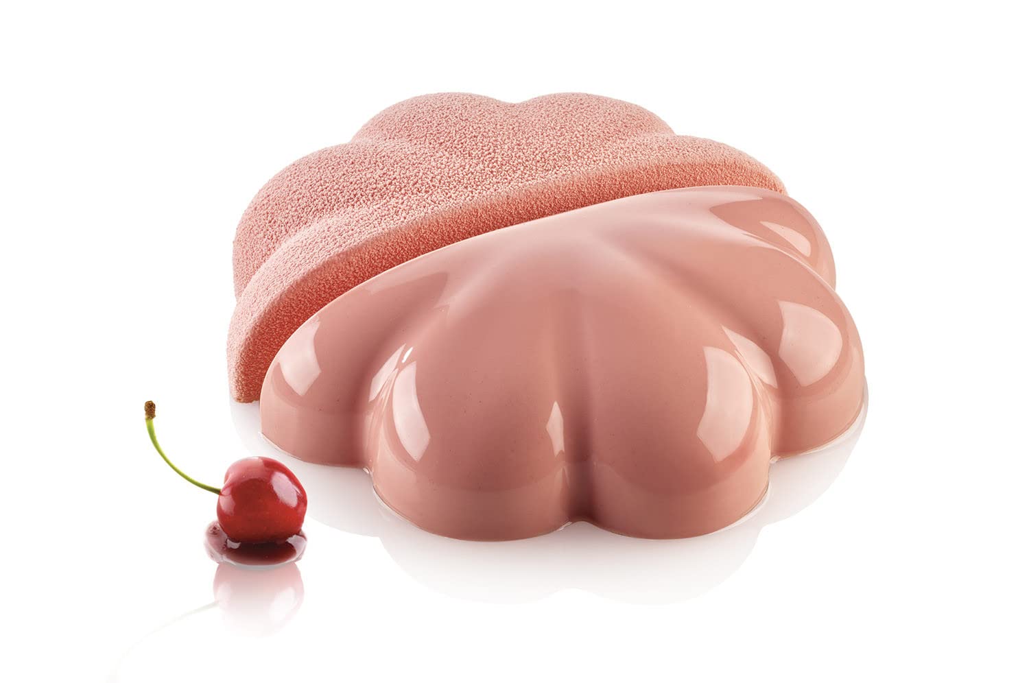 Silikomart | Silikonformen Set NUVOLA, Zusammensetzungsset 2 Silikonformen, 3D Design, 220 x 110 mm, h 60 mm, Volumen 1600 ml, Made In Italy