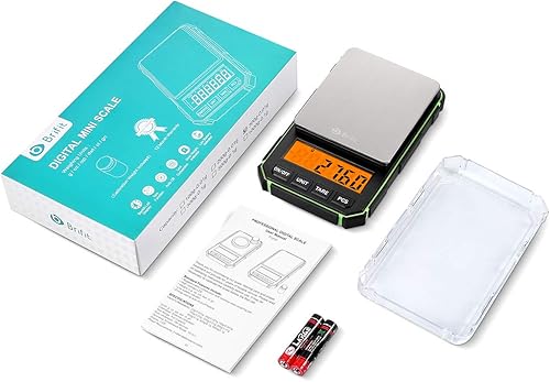 Miniatura 8 de AMIR Mini báscula digital de pesaje, 10.58 oz por 0.00 oz, báscula de cocina multifuncional, báscula de alimentos, báscula de bolsillo, báscula de