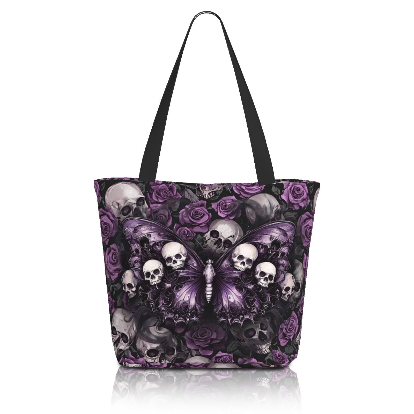 Tote Bag for Women Reusable Shopping Tote Bag Zippered Inspirational Scripture Shoulder Bags