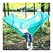 Produktbild LJJOO Camping Hängematten-Leichtbaudoppelhängematten, Camping Schaukel Betten, tragbare Hängematten Indoor, Outdoor, Wandern, Camping, Wandern, Reisen, Hinterhof, Strand (Color : Blue)