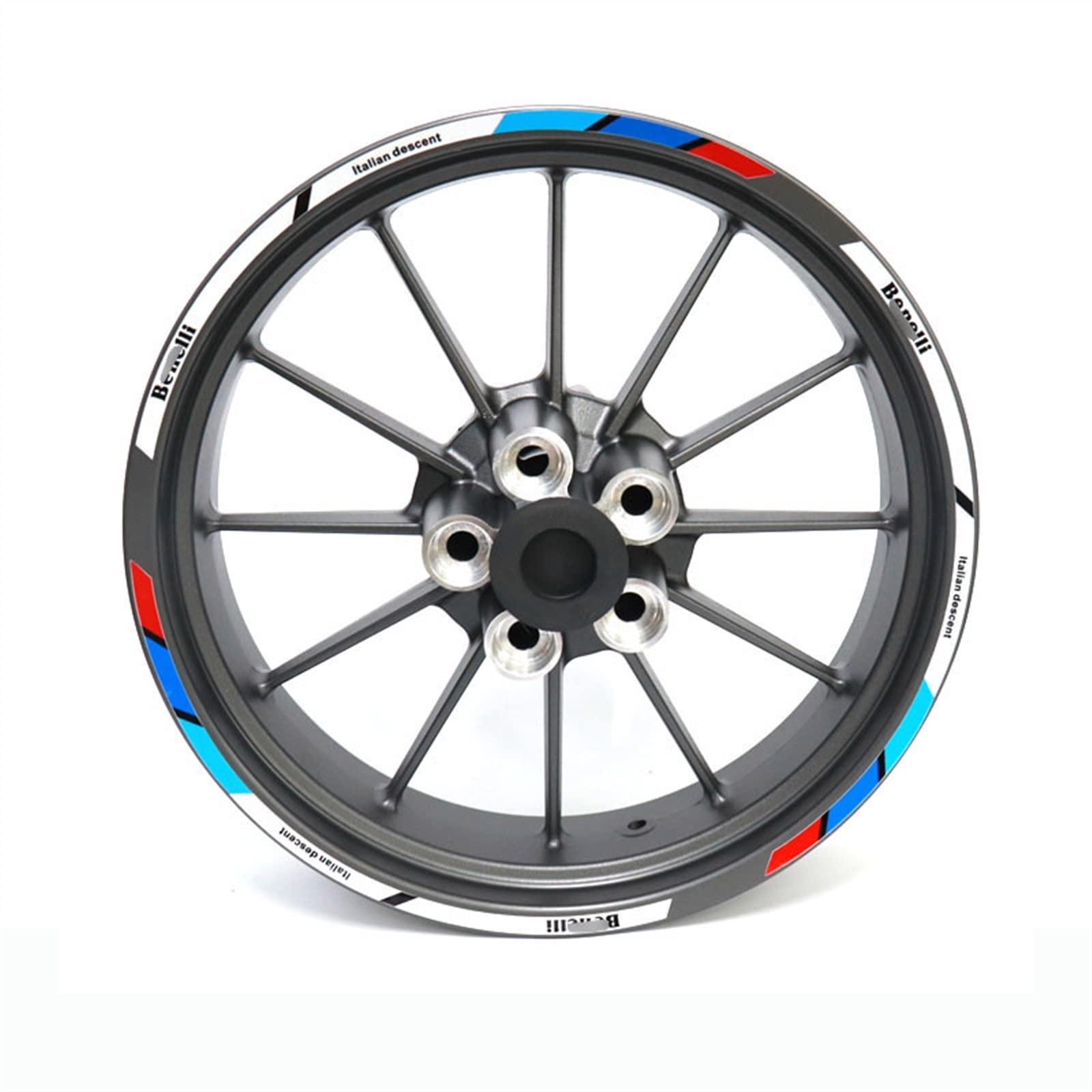 Autocollant Réfléchissant Jante Moto Benelli TRK502 Bande de Roue