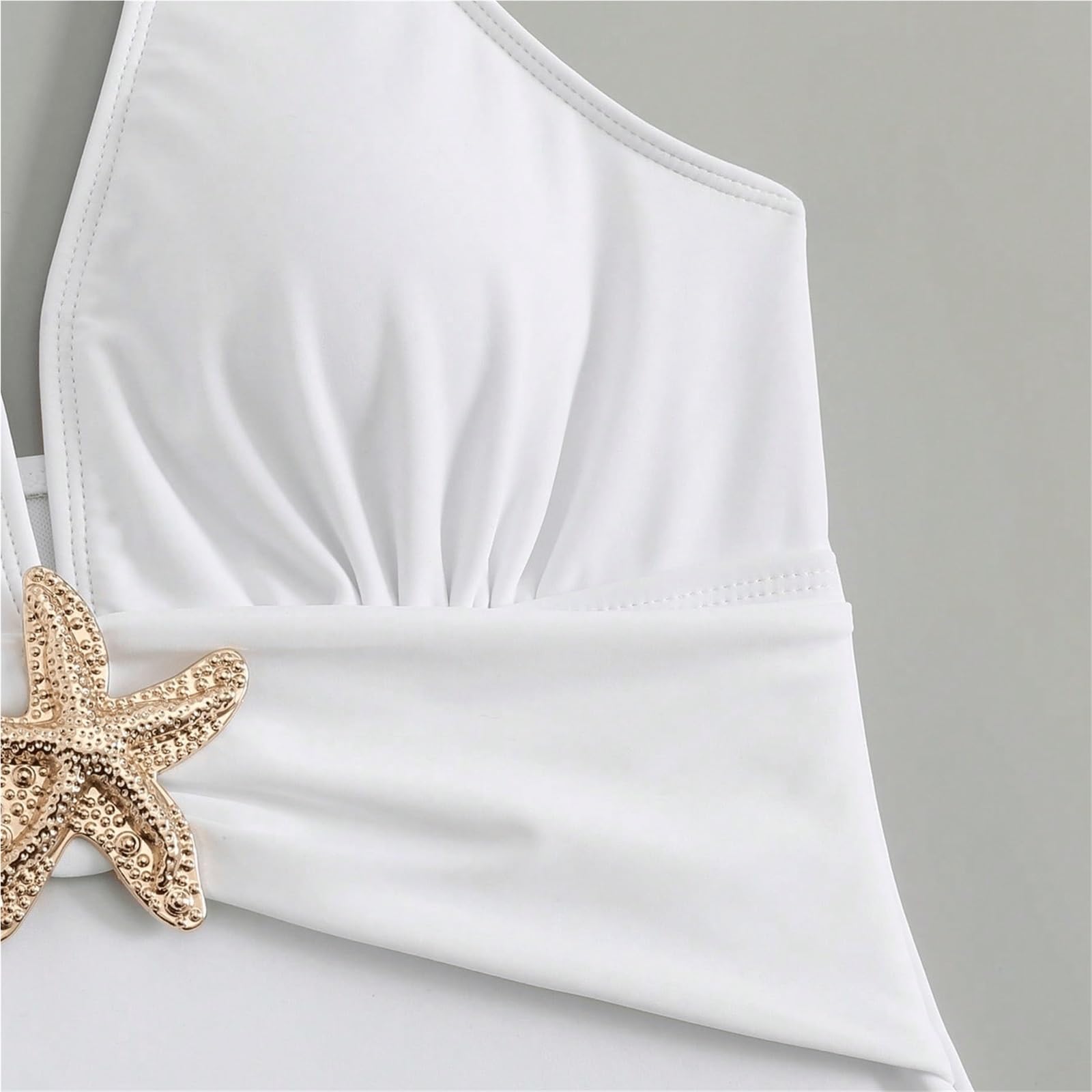 Seksowna plażowa sukienka maxi w stylu retro, dwuczęściowy komplet jednoczęściowy kostium kąpielowy z głębokim dekoltem szpic