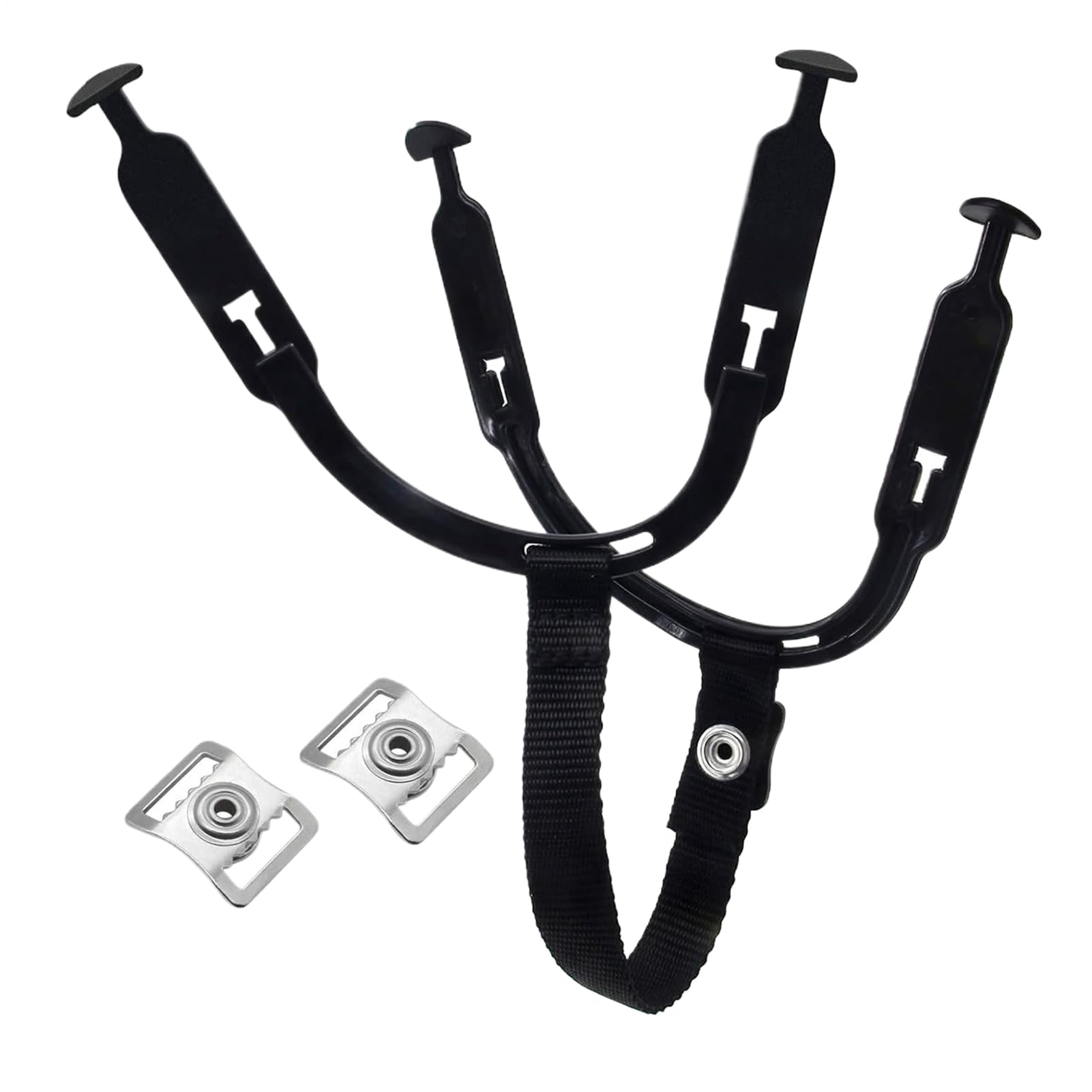 Mentonnière pour casque de hockey sur glace – 20 cm de remplacement pour casque de sport pour jeunes, longueur étanchéité réglables, construction caoutchouc nylon durable | Fixation sécurisée de