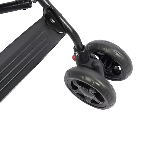 Miniatura 9 de Cochecito para mascotas para perros pequeños y medianos de hasta 22 libras, carrito plegable de 4 ruedas para perros y gatos, cochecito portátil