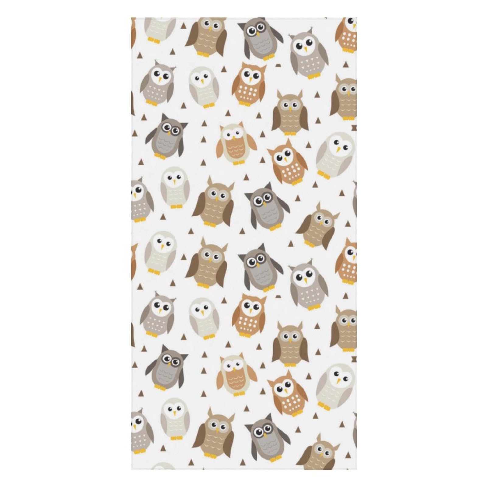 LWORZIIB Beach Towel, Owl Pattern Bath Towel, Pool Towel Great for Gym Swimming 80 X 160cm