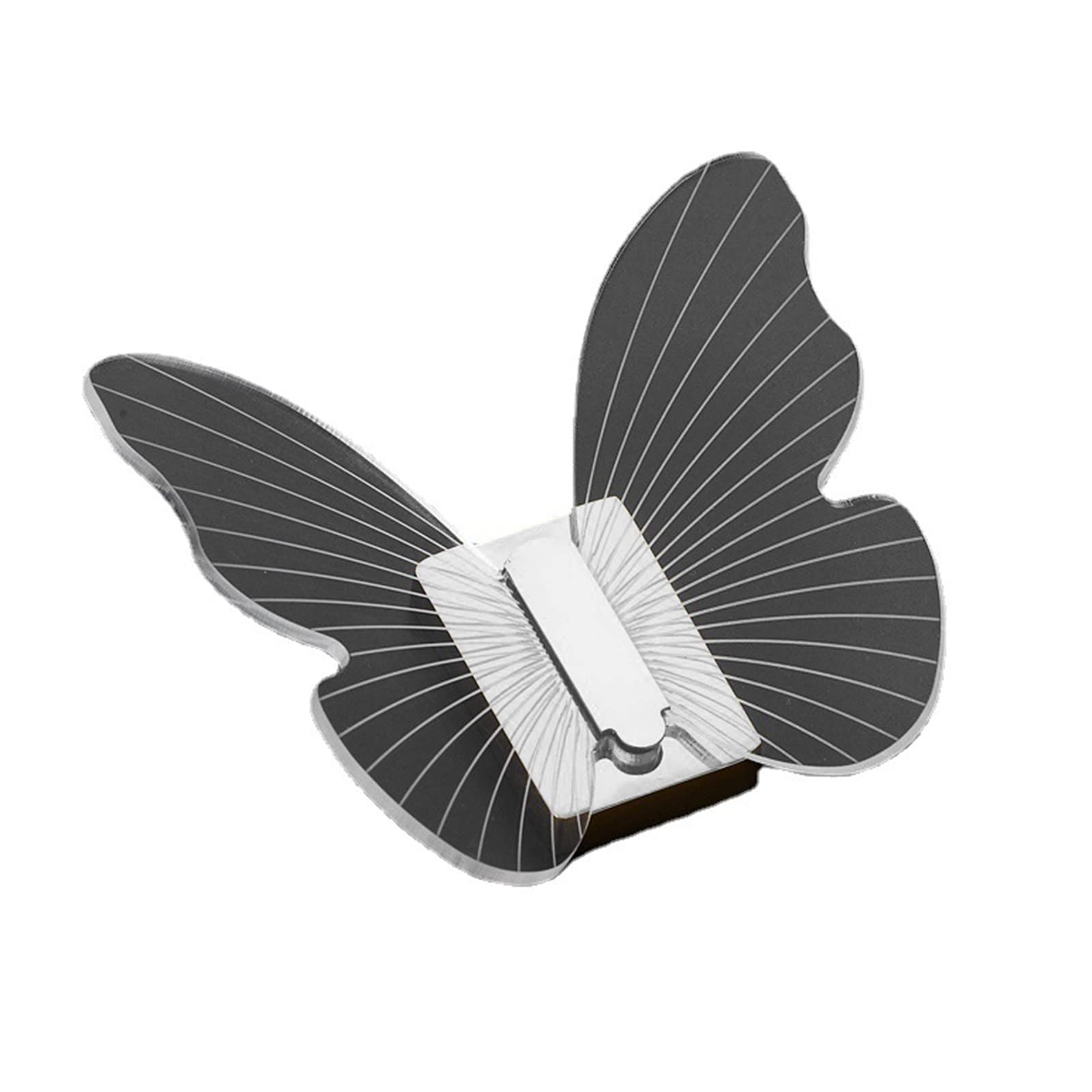 Kalttoy Bathroom Acrylic Butterfly Clothes Hook Wall Hooks Behind Door Clothes Single Hook Wall Hanger Gold Silver Coat Butterfly Hooks for Hanging