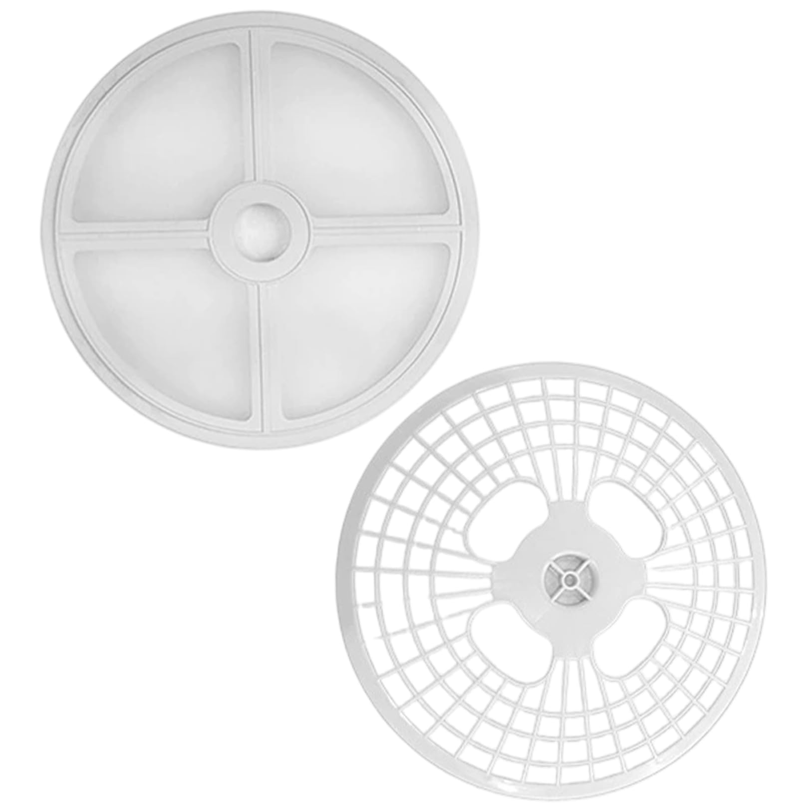 Peosaard White Dryer Filter Replacement, Dryer Lint Filter, Air Outlet Parts Portable Filters Tumble Clothing Filtering Disc Sheet Clothes Screen Mesh Replacements