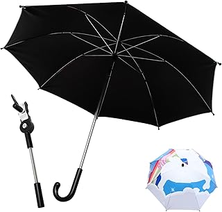 HONMEET 1 Set Stroller Umbrella Parasol Baby Stroller Umbrella Chairs for Toddlers Umbrella for Stroller Umbrella for Sun Protection UV Outdoor Solar Umbrella Beach Chair Umbrella Baby