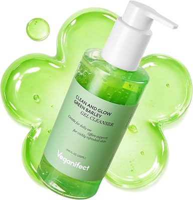 VEGANIFECT LHA Gel to Foam Cleanser, Low pH Gentle Daily Face Wash, Mild Pore Care & Hydrating Cleanser for Smooth, Balanced Skin, Korean Skincare 205ml/6.93 fl oz