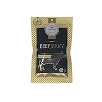 Vista 18 de Aufschnitt - Carne seca alimentada con pasto, baja en sodio, certificada Kosher, fabricada en Estados Unidos, apta para dieta cetogénica, paquete