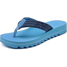COFACE Womens Arch Support Flip Flops Yoga Mat Comfortable Thick Cushion Walking Thong Sandals Lightweight Slip On Summer Beach Slippers