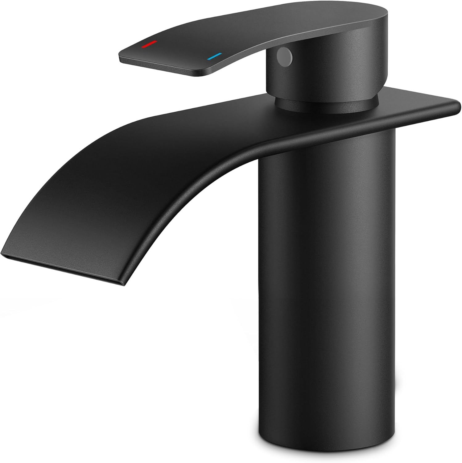 Robinet De Salle De Bain Noir, Mitigeur De Lavabo En Laiton, Mitigeur
