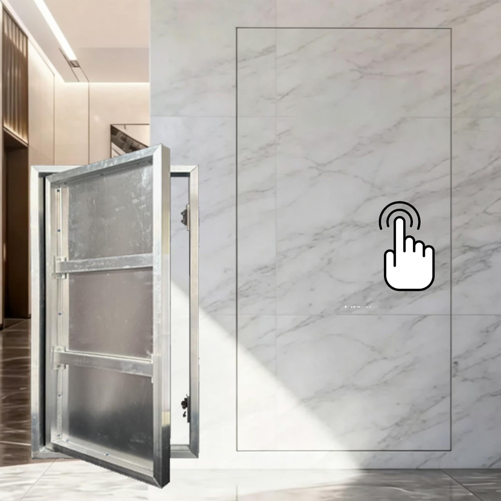 Pannello Di Accesso Per Cartongesso In Alluminio Con Interruttore Magnetico