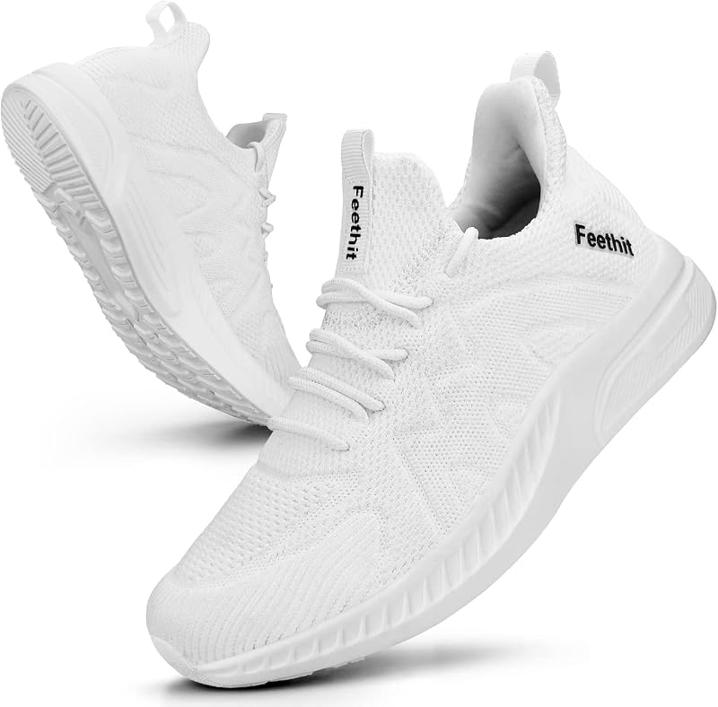 Feethit Chaussures de Sport Femme Respirant Légère de la Mode de Marche Fitness Running Tennis Outdoor Gym Jogging Sneakers