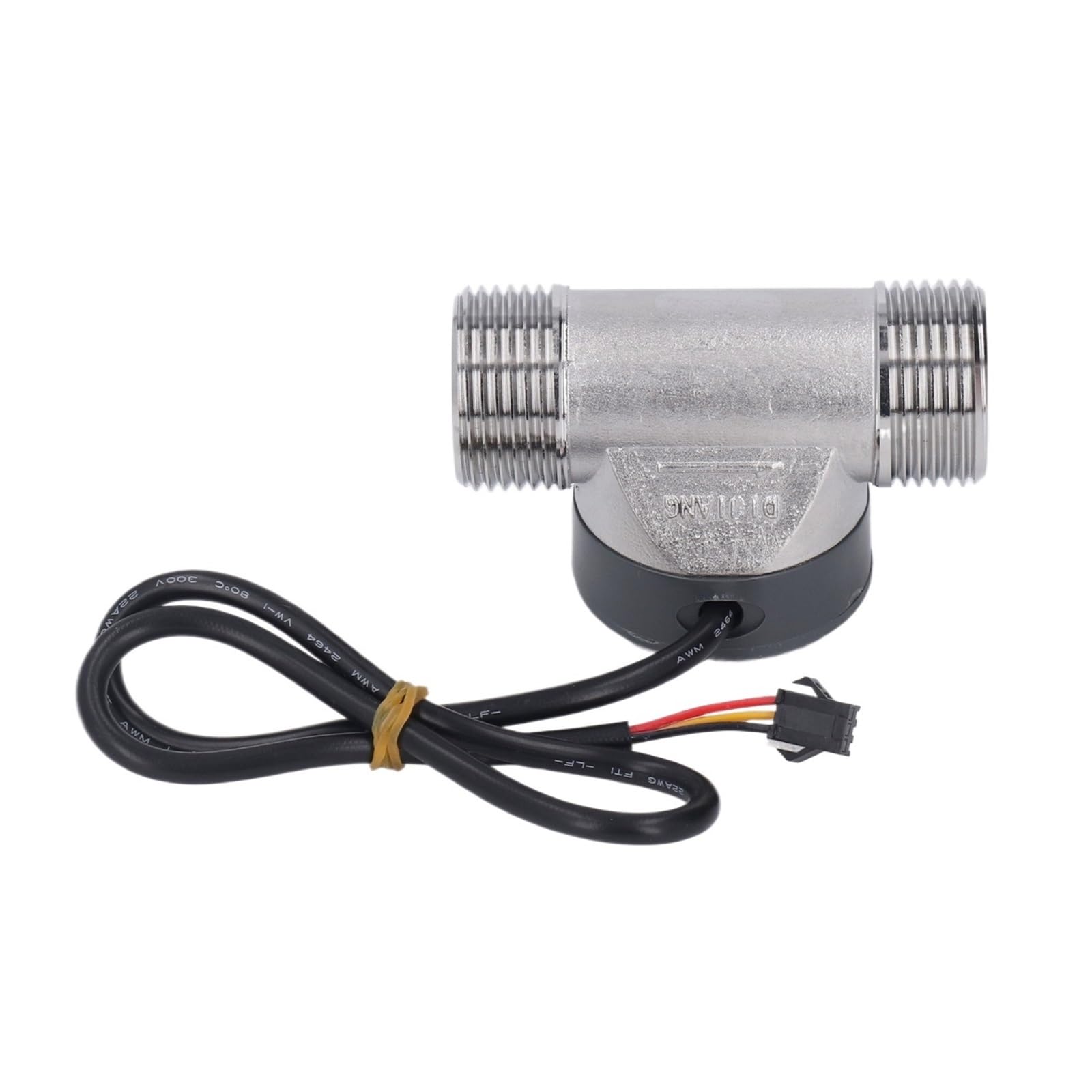 Flow Sensor Meter Digital Pipeline Water Flow Flowmeter Wide Application 3.5?24V DC Stainless Steel Easy Installation Water Meter for Irrigation