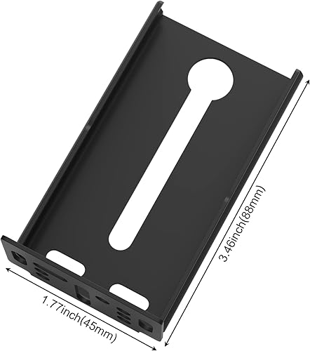 Miniatura 4 de homdiy 6 pares de soportes de montaje traseros para cajones, guías de cajones deslizantes  Soporte de cajón de gabinete de repuesto para cajones de