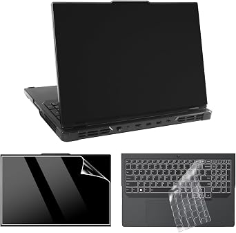 4-in-1 Laptop Case Set for 2024/2023 Legion Pro 5i/5 Gen 9/8 16 Intel/AMD Protective Cover Legion Pro 5i Shell Set Shookproof Hard CaseFrosted Black+Screen Film+Keyboard Cover