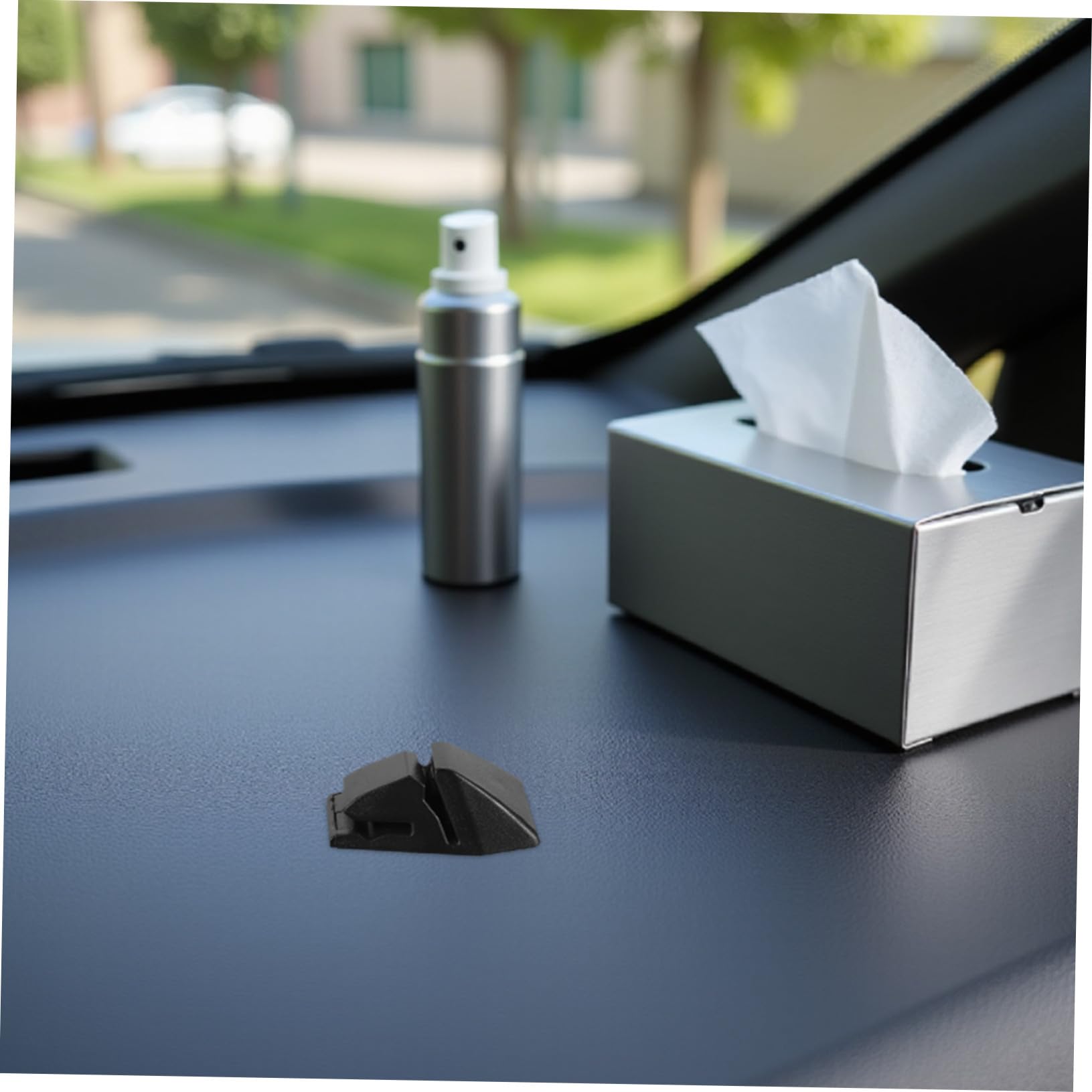 Clip de Carte pour Voiture, Présentoir Compact ABS Noir pour Tableau