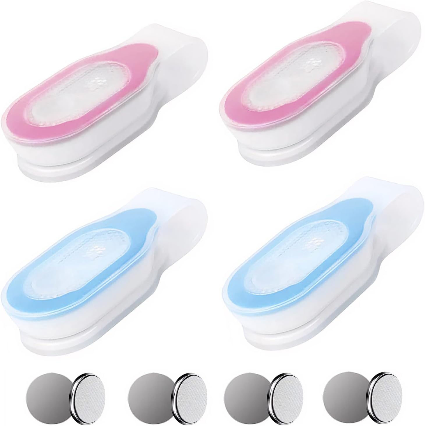 salipt Nursing Night Light Clip on Flashlight LED Flashlight Flashlight Clip Night Safety Care Night Light Hands-Free Strong Magnetic Walking, Running, Outdoor Emergency Clothing,Built-in Battery