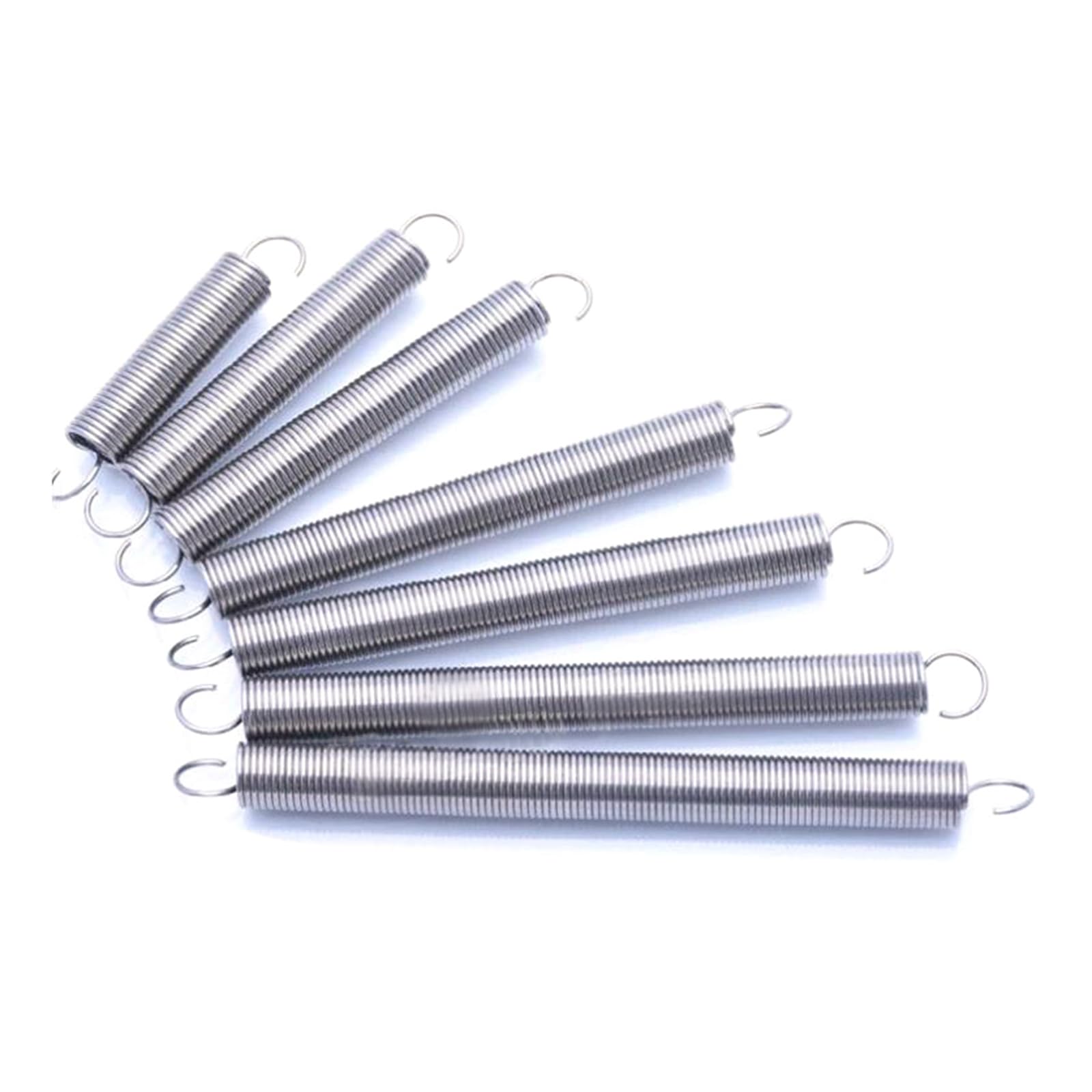 5 Ressorts à Crochet Traction Acier Inox 304 - Fil 2 Mm, Diamètre 18 Mm, Longueur 60 Mm (lot De 5) - 12
