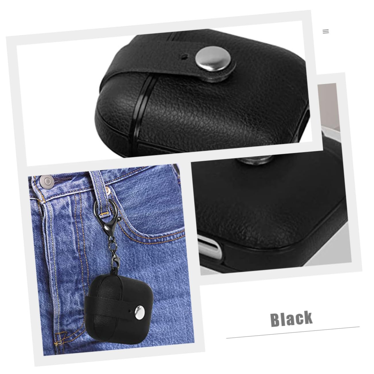 DOITOOL 5 Fundas Protectoras Ligeras para Auriculares De PU Portátiles Fáciles De Limpiar Y Resistentes.