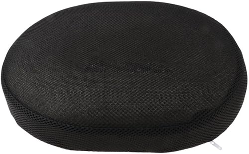 Miniatura 7 de pistro Cojín ortopédico del coxis del coxis del dolor de hemorroides del cojín del asiento del donut - negro