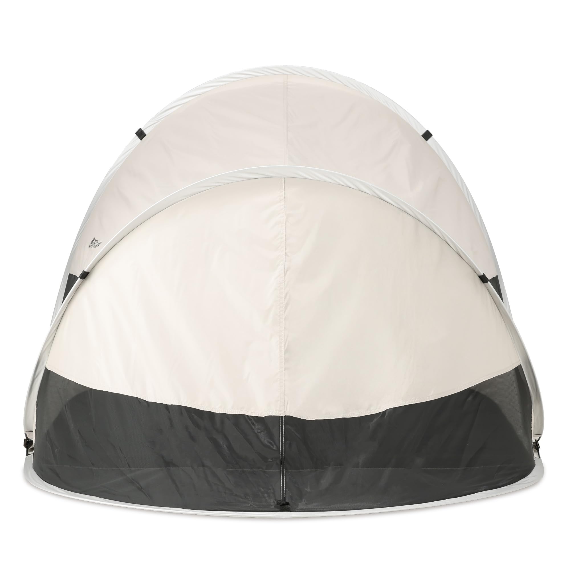 DERYAN Tenda da spiaggia pop-up, misura grande, 1 secondo, protezione UV 50+ e protezione dal vento, leggera e pieghevole, sabbia