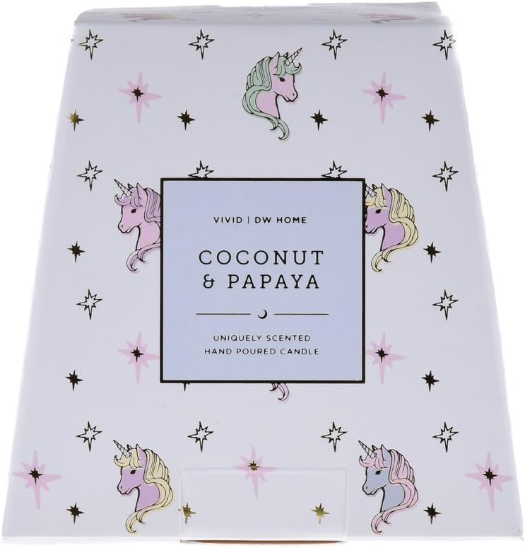 DW Home Vivid Candle Collection (Unicorn | Coconut & Papaya)