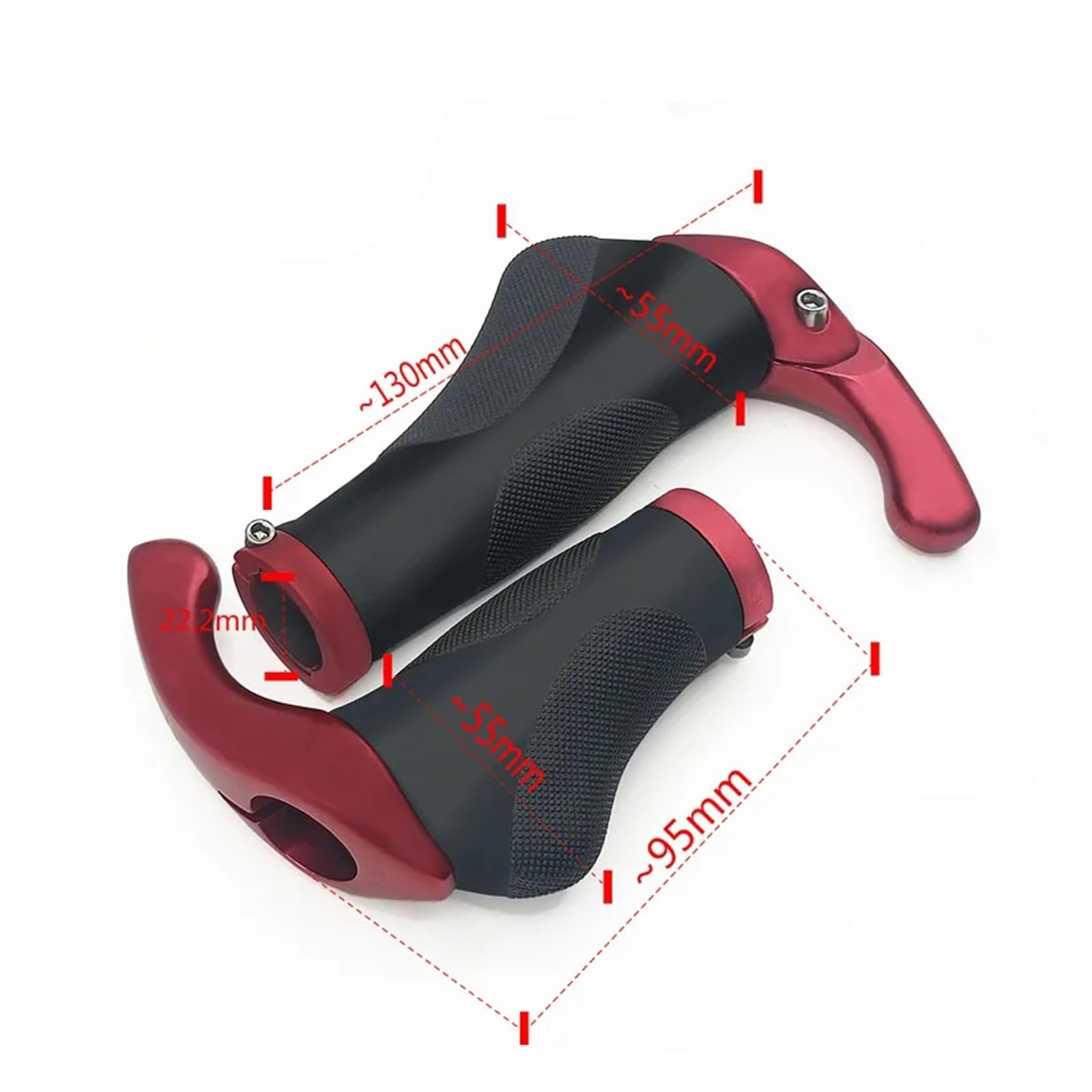 Uchwyty do uchwytów rowerowych Chwyty rowerowe Kierownica rowerowa MTB Akcesoria do rowerów górskich Mtb Ergonomiczne chwyty Końcówki kierownicy Uchwyty Gumowy uchwyt TPR Ergonomiczne uchwyty rowerowe