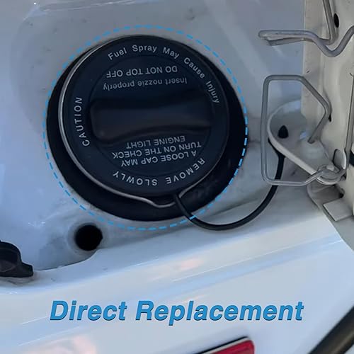 Miniatura 8 de Tapa de llenado de tapa de gasolina para depósito de combustible, compatible con Mercedes-Benz C300 C350 E550 S600 CLS550 CL600 SL500 SL500 S65 AMG