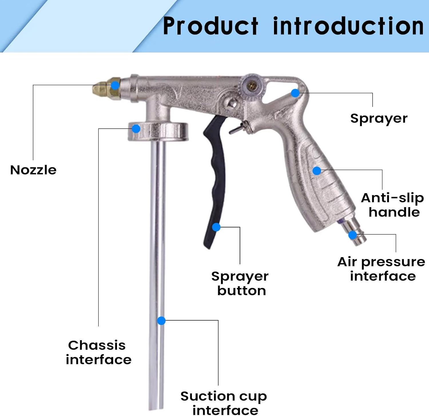 Truck Undercoating Spray Tools,Adjustable Metal Spraying Machine | Air Spray Machine - for Air Fluid Oil Powder Automotive Maintenance Chassis Rust Repair Vehicles Surfaces