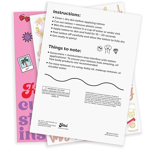 Miniatura 8 de xo Fetti Bride Vibes - Tatuajes de despedida de soltera  32 estilos de purpurina  Decoración de fiesta de Bach recuerdo de dama de honor regalo de