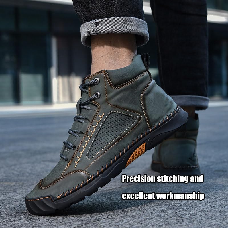 Cushygait Boots, Men's Comfortable Handmade Leather Boots, Waterproof Non-slip Arch Support Spacious Toe Box Leather Shoes3