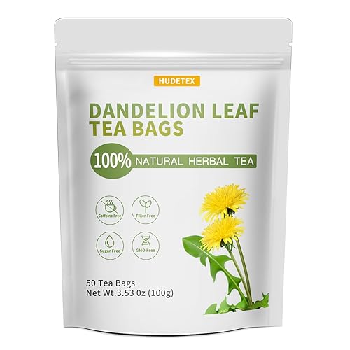 Miniatura 10 de Bolsas de té de hoja y raíz de diente de león orgánico, té de raíz de diente de león tostado, sin cafeína, bolsa resellable, 30 bolsas