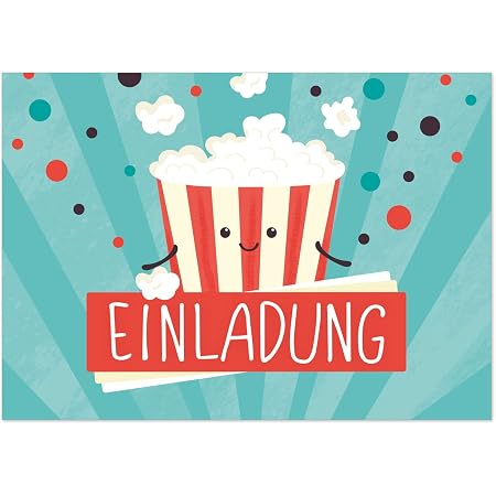 8 Einladungskarten Kindergeburtstag Mit Umschl gen Popcorn Kino Film 8-einladungskarten-kindergeburtstag-mit-umschl-gen-popcorn-kino-film