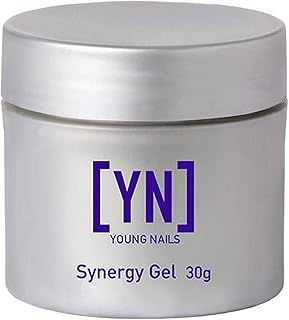 Young Nails Synergy Gel System, Building Gel - Hard Builder Gel, Superior Adhesion & Strength, Structured Nail Gel Builder - Build Gel, Clear, 30g